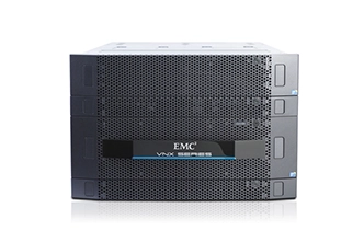 EMC VNX Series data storage system with front panel design.